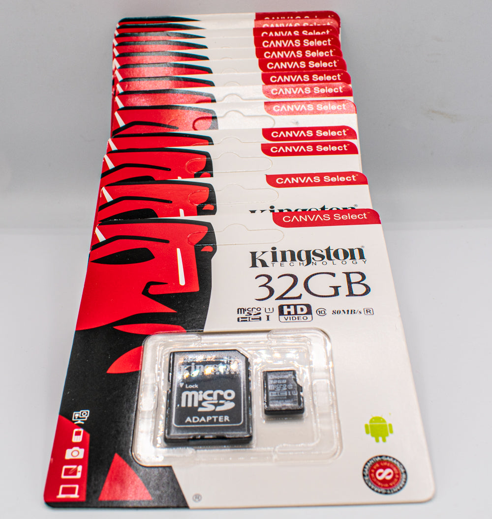 Kingston Ultra Micro SD 64GB Class 10 SDHC SDXC Memory Card & Adapter