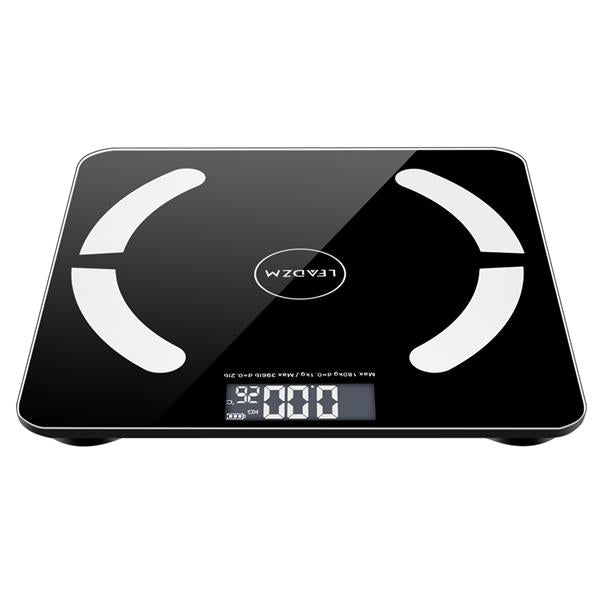 Bluetooth Smart Digital Weighing Scale Body Fat Scale OKOK App Black